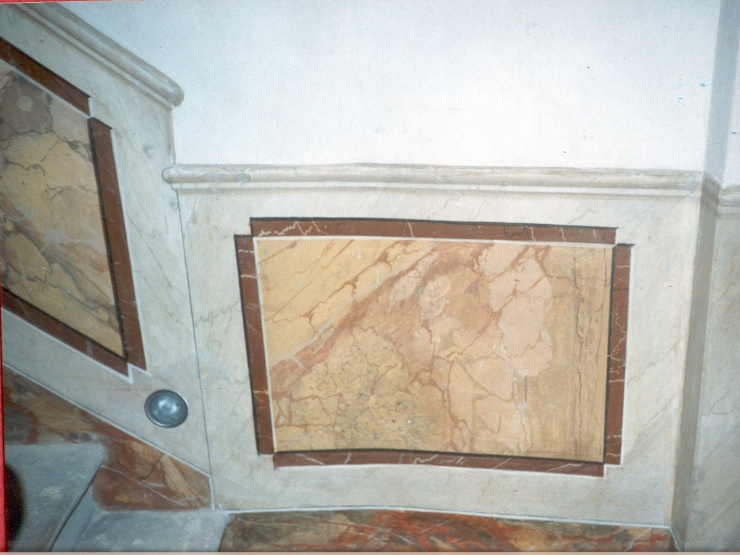 Finto marmo tinteggiature effetto marmo pitture pareti Pittura effetto legno su muro